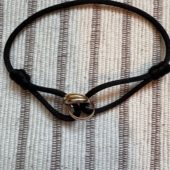 Cartier Trinity Bracelet with silk cords - Picture 10 of 16